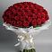 Букет 101 Красная роза Блэк Мэджик в Шолоховском