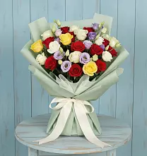 Букет цветов из:  Розы в Шолоховском