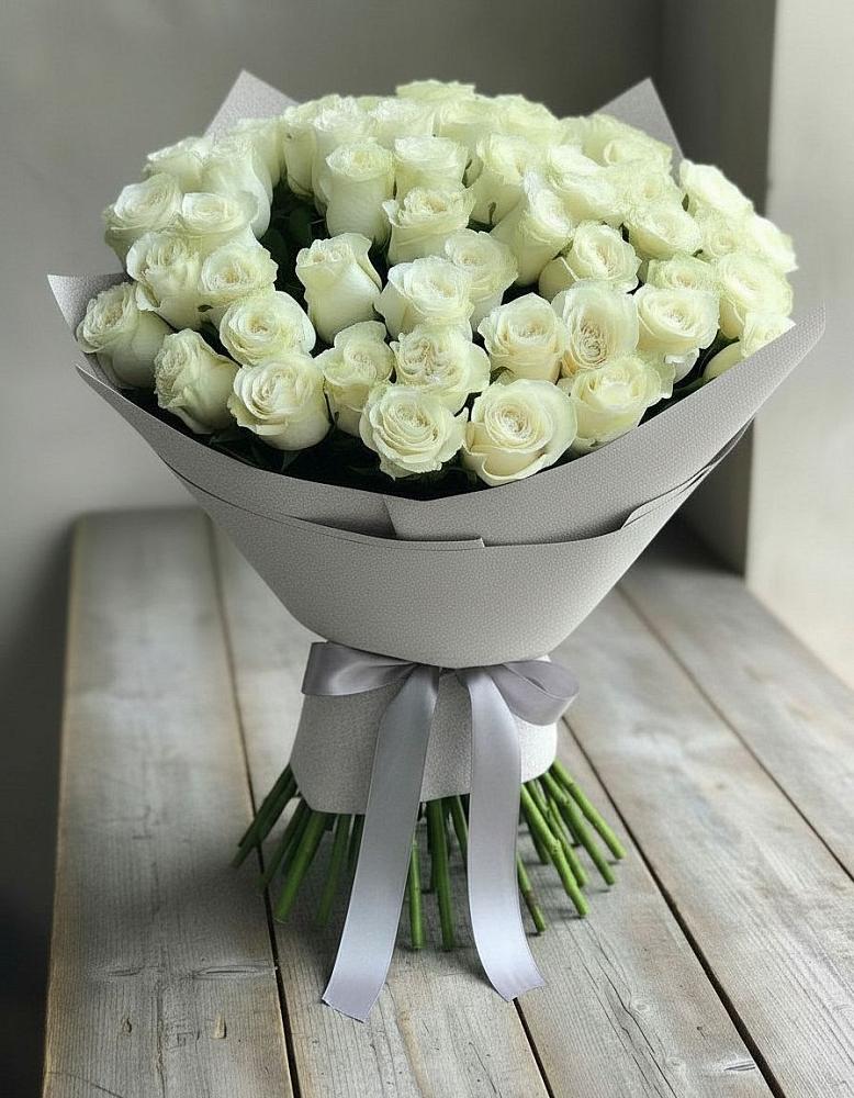 Букет 35 Белых роз в Шолоховском