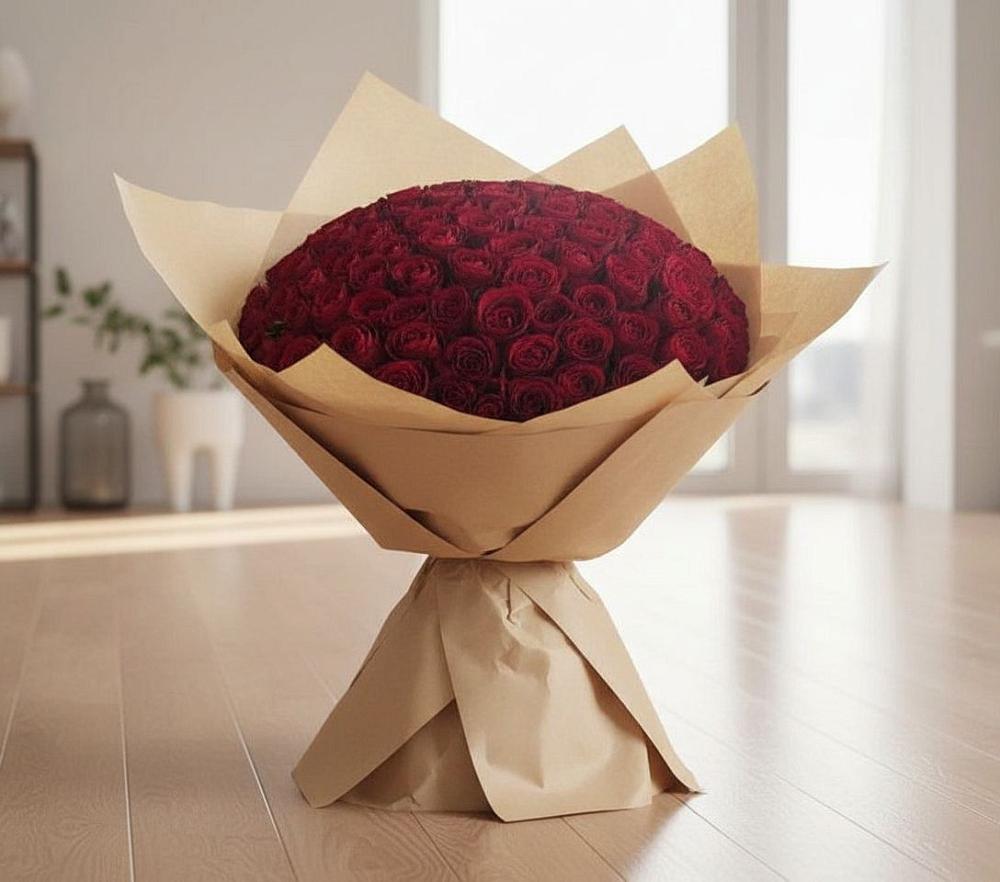 Букет 101 Красная роза в Шолоховском