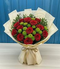 Букет цветов из:  Розы и Хризантемы в Шолоховском