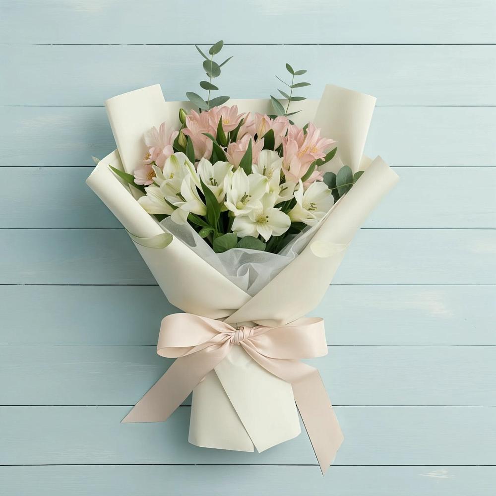 Букет цветов из: Альстромерии в Шолоховском