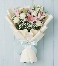 Букет цветов из:  Лилии #REPLACE_PRED# Шолоховском