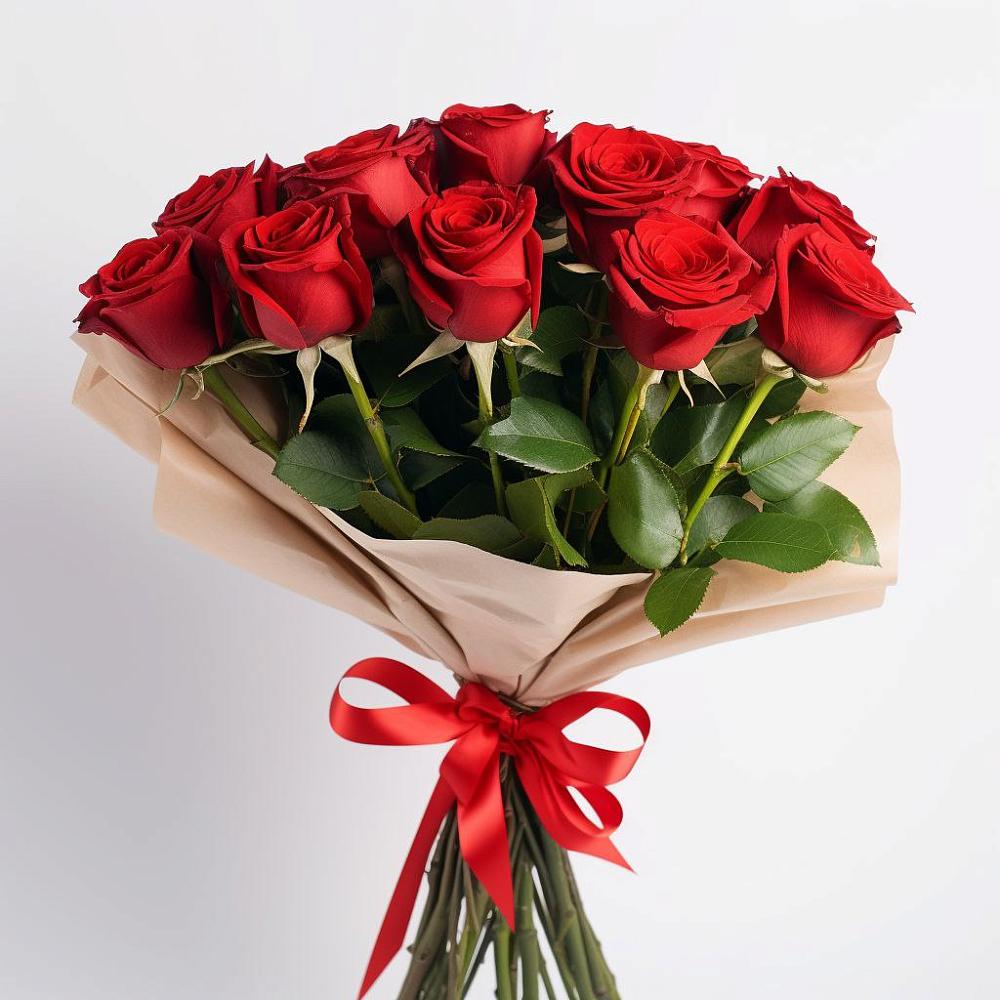 Букет 11 Красных роз Эдлесс Лав в Шолоховском
