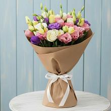 Букет цветов из:  Лизиантусы в Шолоховском